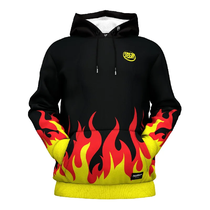 Waterproof HoodiesCartoon Flame Hoodie