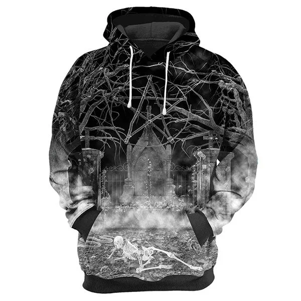 Quilted SweatshirtsGraveyard Picnic Hoodie