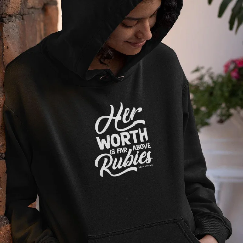 Microfleece HoodiesHer Worth Ladies Pullover Hoodies