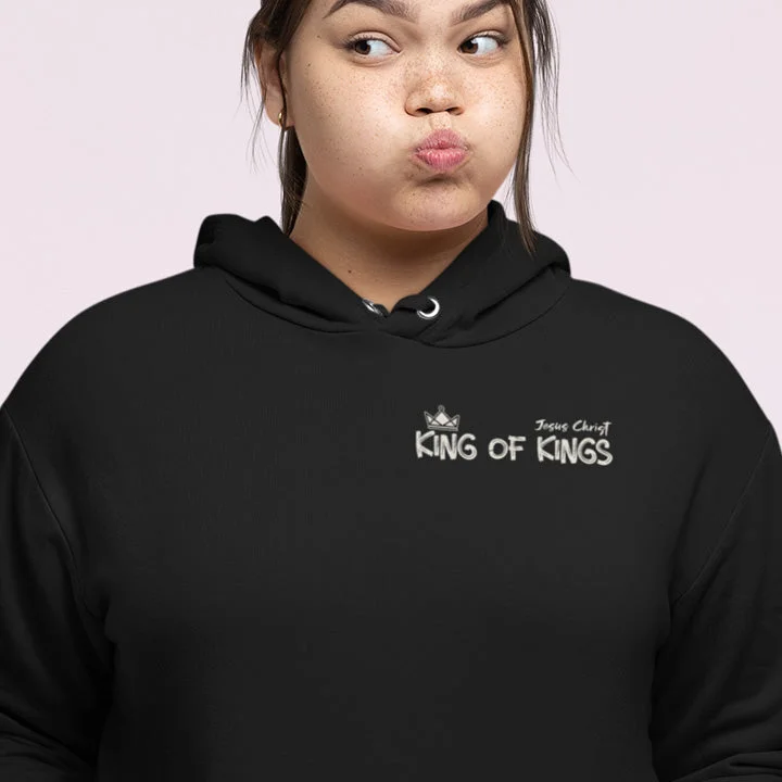 Athletic HoodiesJesus KING of kings - Ladies Pullover Hoodies