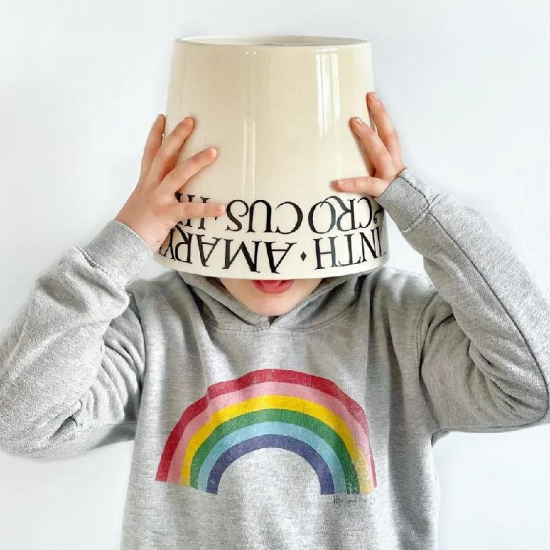 Outdoor SweatshirtsKID: Grey Rainbow Hoodie