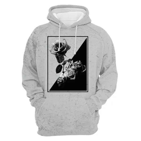 Longline HoodiesNegative Roses Hoodie