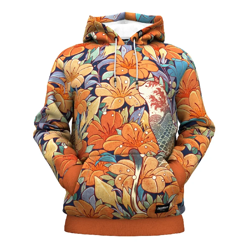 Plush HoodiesNeko Flowers Hoodie