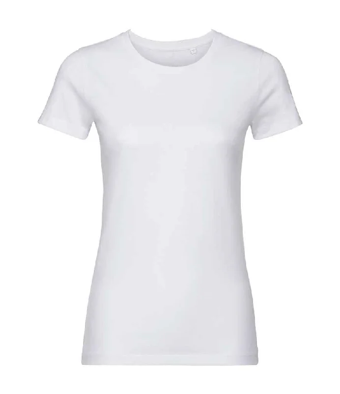 Russell Ladies Pure Organic T-Shirt | White