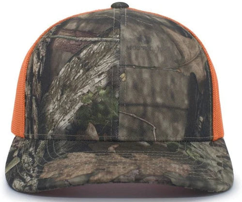 Pacific Headwear Camo Snapback Trucker Cap