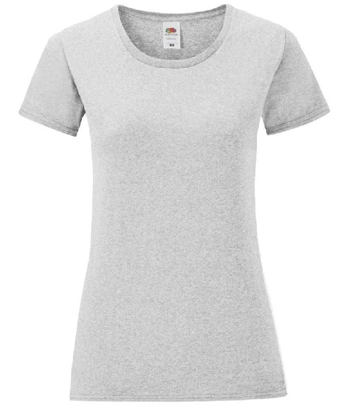 Fruit of the Loom Ladies Iconic 150 T-Shirt | Athletic Heather