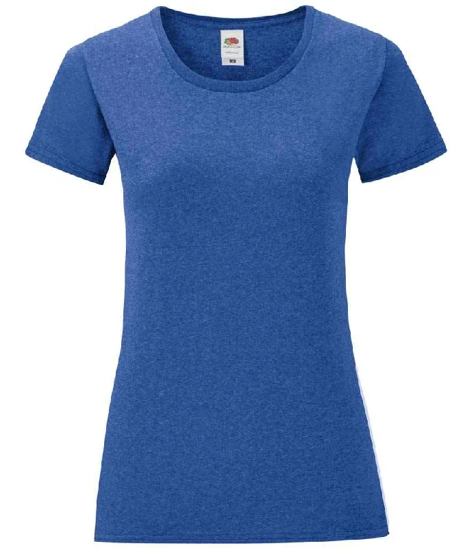 Fruit of the Loom Ladies Iconic 150 T-Shirt | Heather Royal